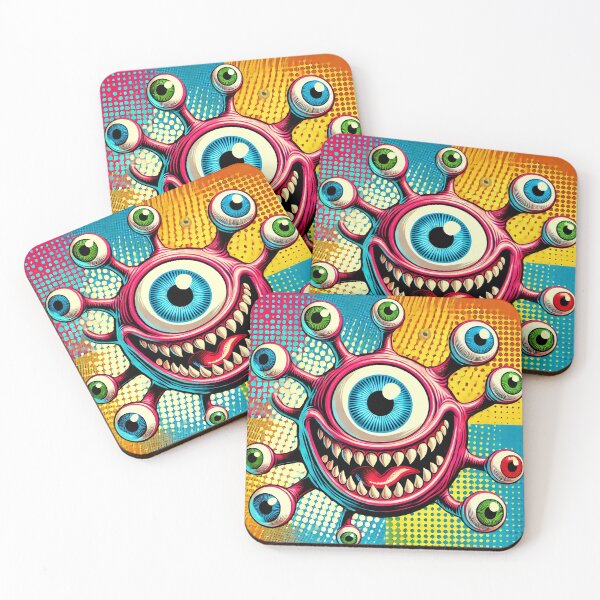Item preview, Pop Art Eyes - Bold Fantasy Creature Design designed and sold by PlasticAuto.