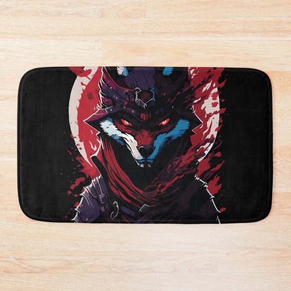 Item preview, Kitsune Samurai Fox Ninja in Japanese anime style designed and sold by ZerNatR.