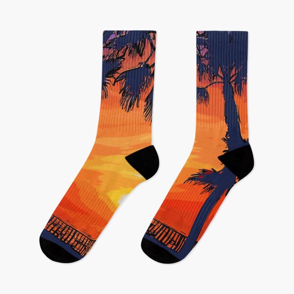Item preview, Sunset Behind The Palm Tree designed and sold by KirtTisdale.