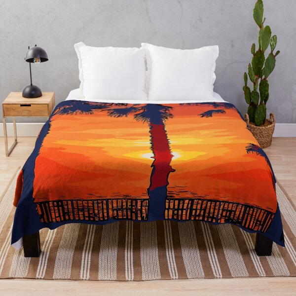 Item preview, Sunset Behind The Palm Tree designed and sold by KirtTisdale.