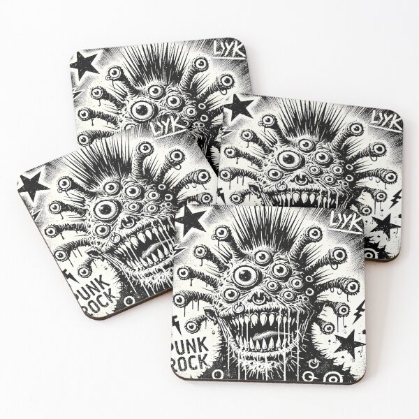 Item preview, Pun Rock Eyes Beholder - Punk Art designed and sold by PlasticAuto.