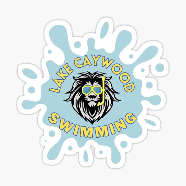 Lake Caywood Swimming Sticker