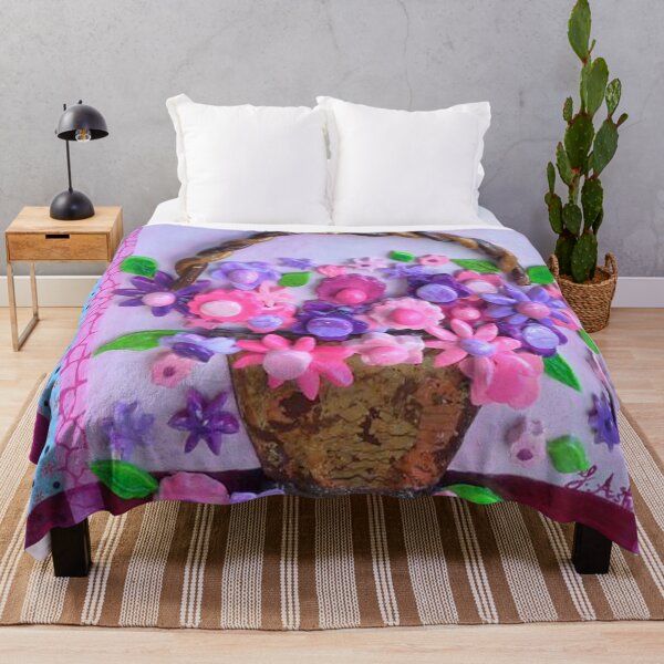 Item preview, The 3D effect flower basket designed and sold by Ginette Ash.