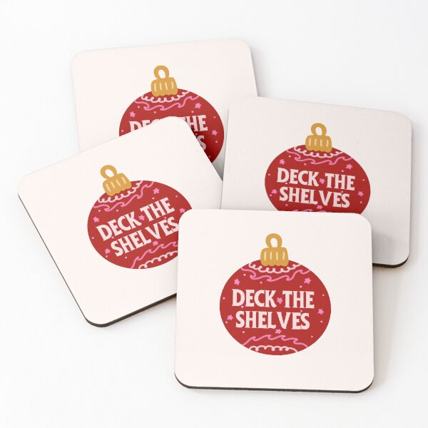 Item preview, deck the shelves - bookish christmas designed and sold by Neadoodles.