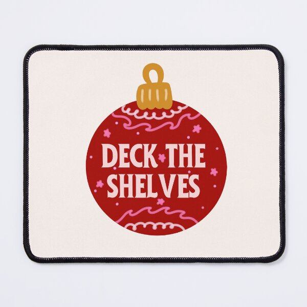 Item preview, deck the shelves - bookish christmas designed and sold by Neadoodles.