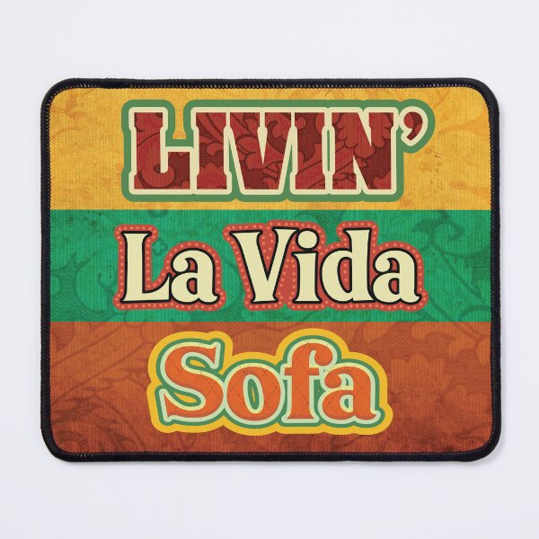 Item preview, Livin La Vida Sofa designed and sold by MEWSnSWAG.
