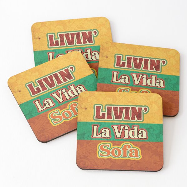 Item preview, Livin La Vida Sofa designed and sold by MEWSnSWAG.
