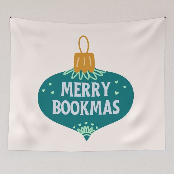 Item preview, merry bookmas - bookish christmas designed and sold by Neadoodles.
