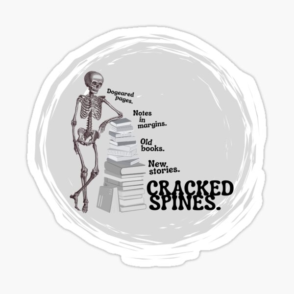 Cracked Spines Sticker