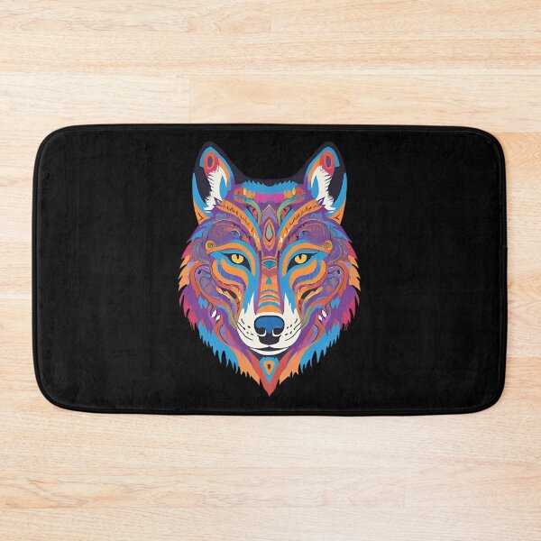 Item preview, Cute Colorful wolf designed and sold by SWAR89.