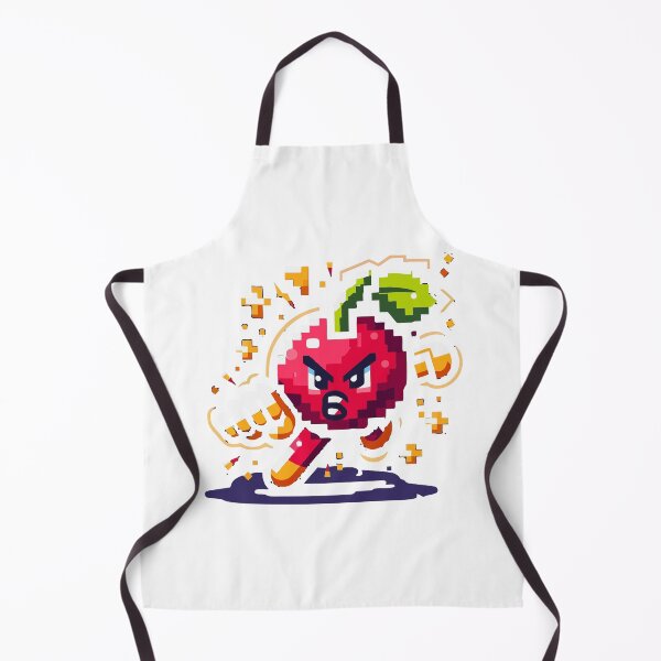 Item preview, Pixelated cherry fighting in a video game designed and sold by Mahilis.