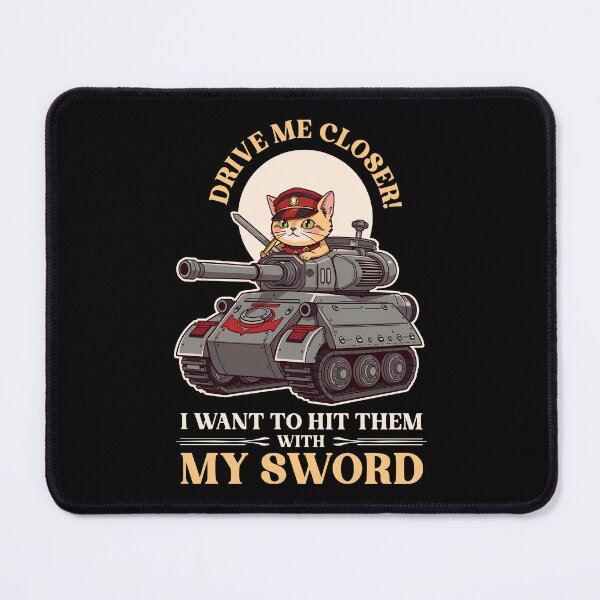 Item preview, Drive Me Closer Wargaming Cat designed and sold by D20Tees.