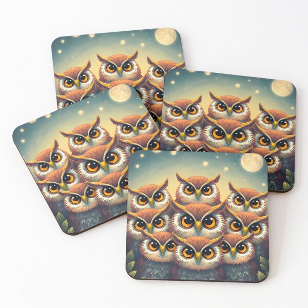 Item preview, The Owls are Visiting designed and sold by SparkSpiral.