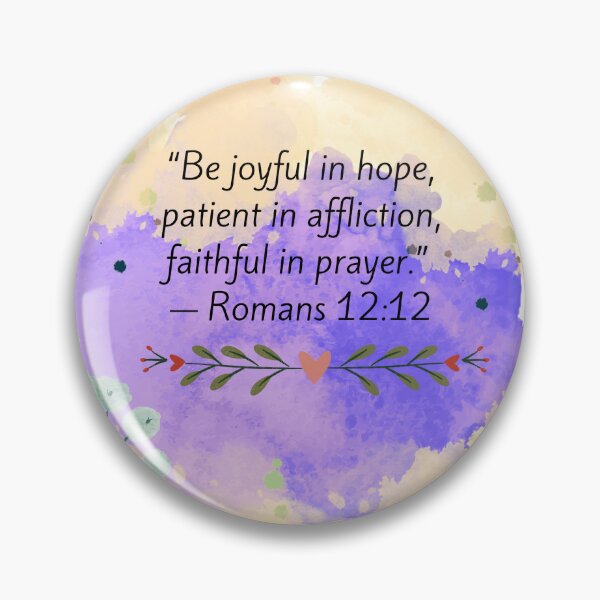 Item preview, Romans 12:12 designed and sold by scripture-faith.