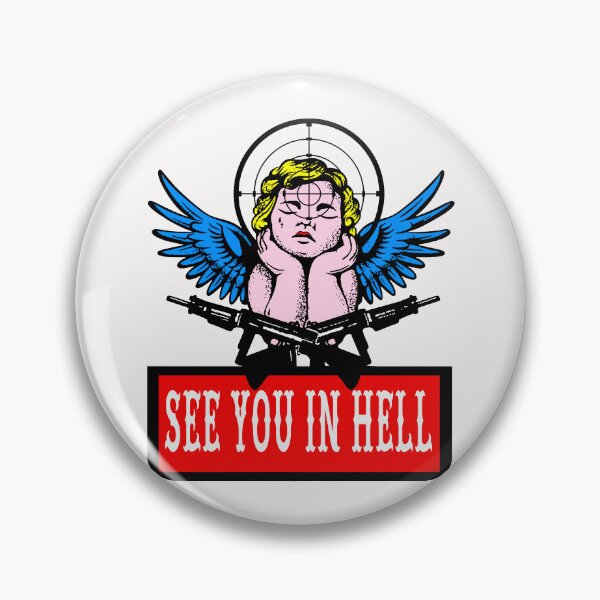Item preview, See You In Hell; Sniper; Colourful; designed and sold by StickerApe.