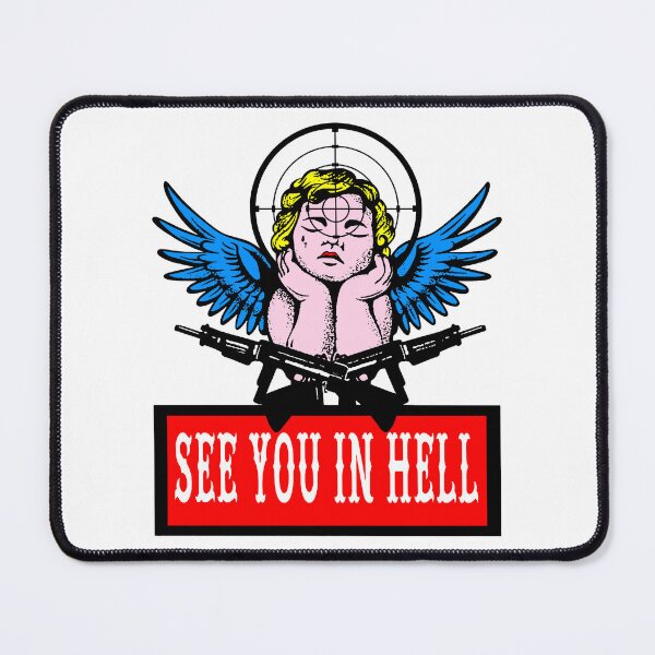 Item preview, See You In Hell; Sniper; Colourful; designed and sold by StickerApe.