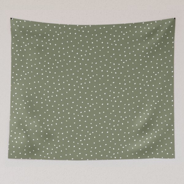 Item preview, Whimsy Dots Polka Dot Pattern - Sage + Snow designed and sold by Irene Estelle.