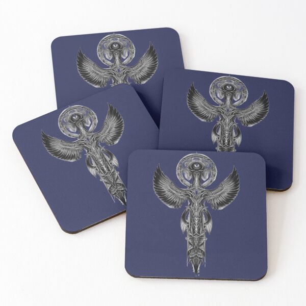Item preview, Winged Gothic Cross - Mystical Symbol designed and sold by Fab-Haven.
