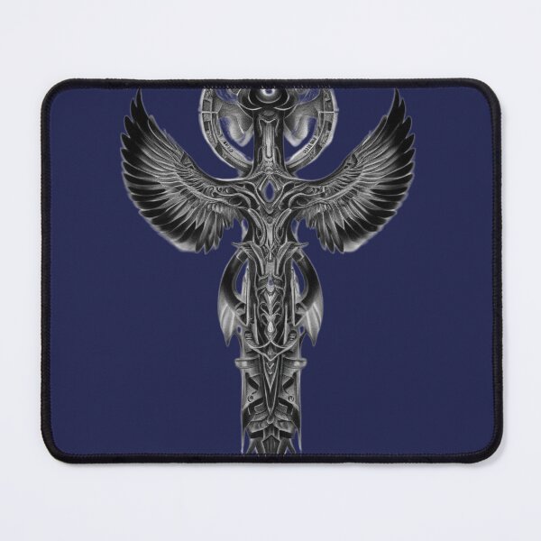 Item preview, Winged Gothic Cross - Mystical Symbol designed and sold by Fab-Haven.