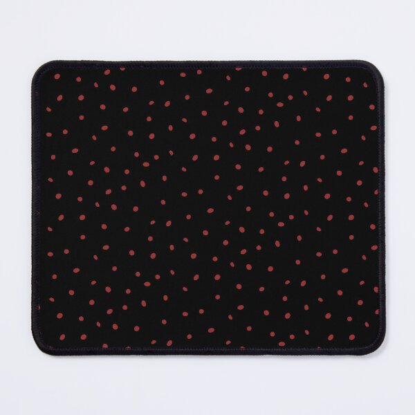 Item preview, Whimsy Dots Polka Dot Pattern - Coal + Ruby designed and sold by Irene Estelle.