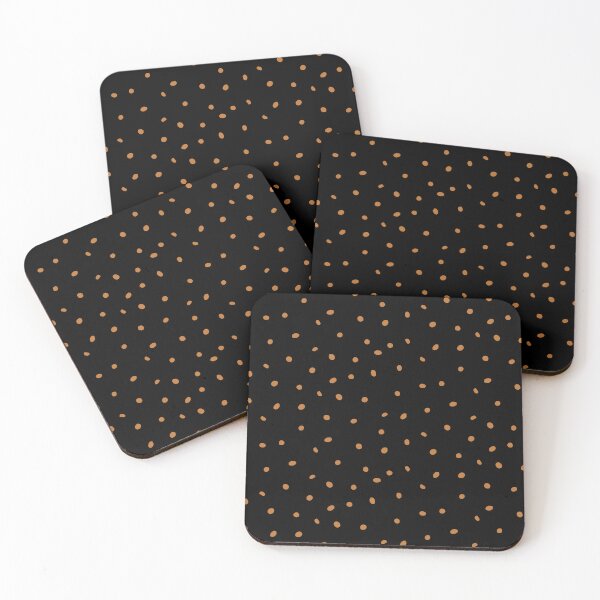 Item preview, Whimsy Dots Polka Dot Pattern - Coal + Rust designed and sold by Irene Estelle.