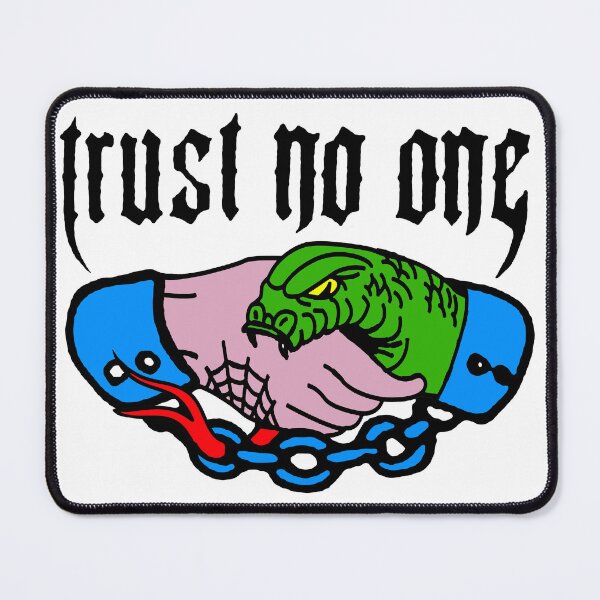 Item preview, Trust No One; Prison Tattoo; Hardcore Style; designed and sold by StickerApe.