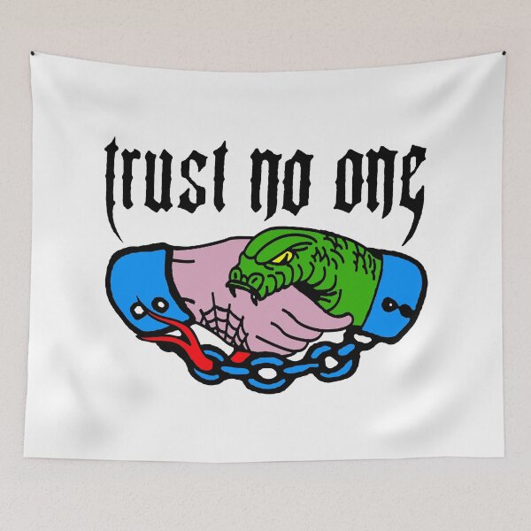 Item preview, Trust No One; Prison Tattoo; Hardcore Style; designed and sold by StickerApe.
