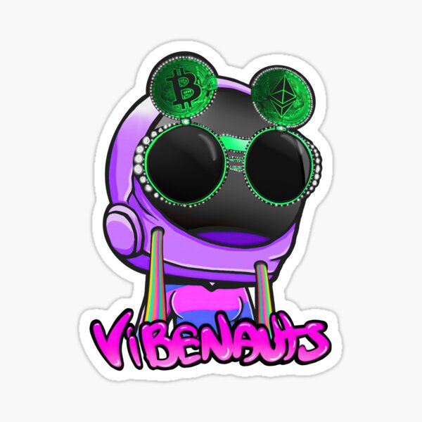 VibeNauts Crypto Glasses Sticker