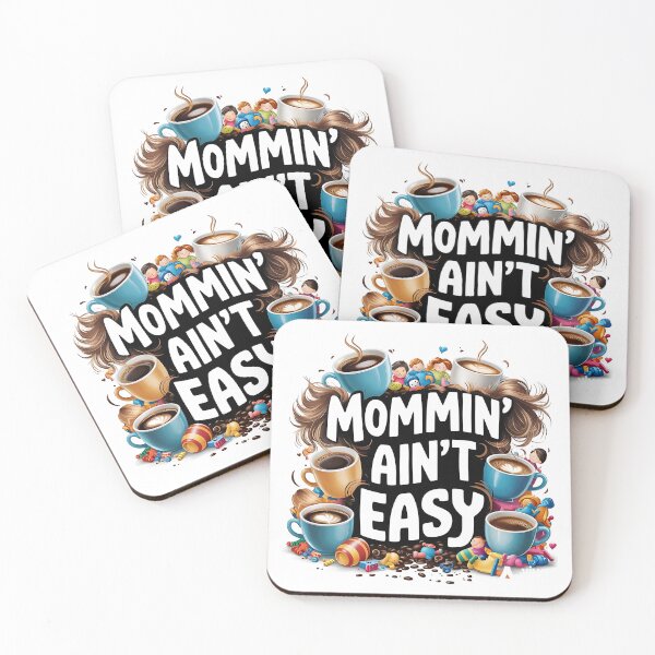 Item preview, Mommin’ Ain’t Easy – Funny and Relatable Mom Life Tee designed and sold by TeesHearts100.
