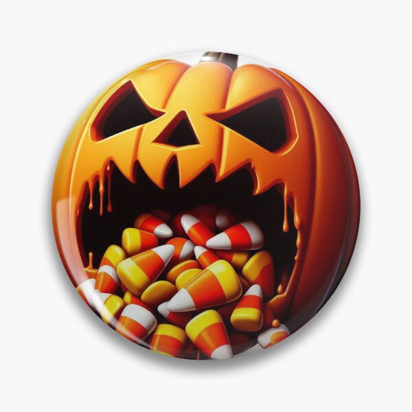 Item preview, Calabaza de Halloween vomitando caramelos de maíz designed and sold by parag2k.