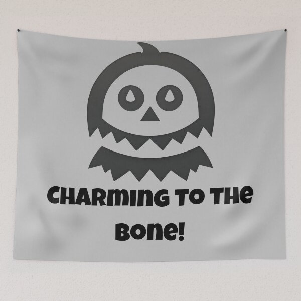 Item preview, Charming to the Bone - Cute Skull designed and sold by Fab-Haven.