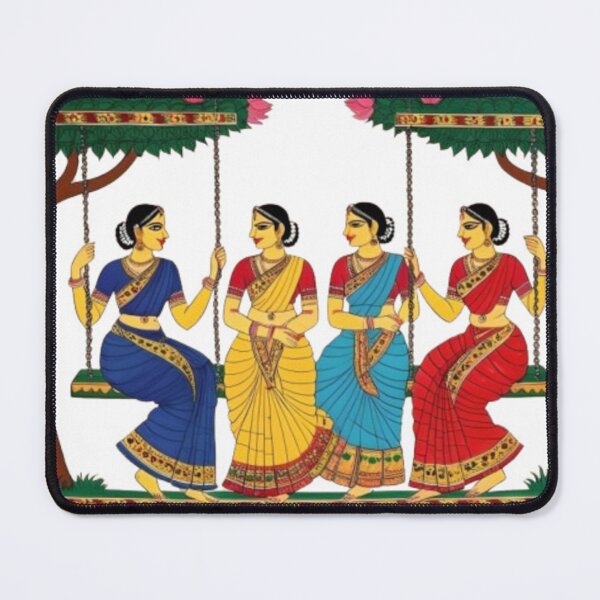 Item preview, Divine Swing: A Mithila Celebration of Tradition and Nature designed and sold by Patanjali Creatives .