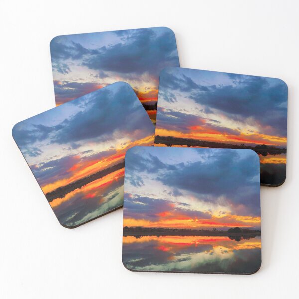 Item preview, Stunning Sunset Over Lake Surrounded by Colorful Clouds designed and sold by IFLYBaby.
