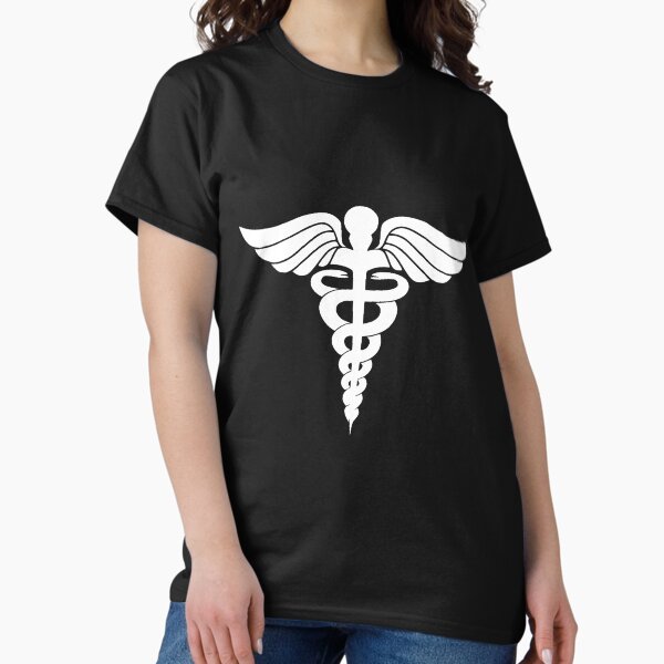 Vista previa del artículo con la obra «Caduceo, símbolo de la medicina», diseñado y vendido por Sinfamous.