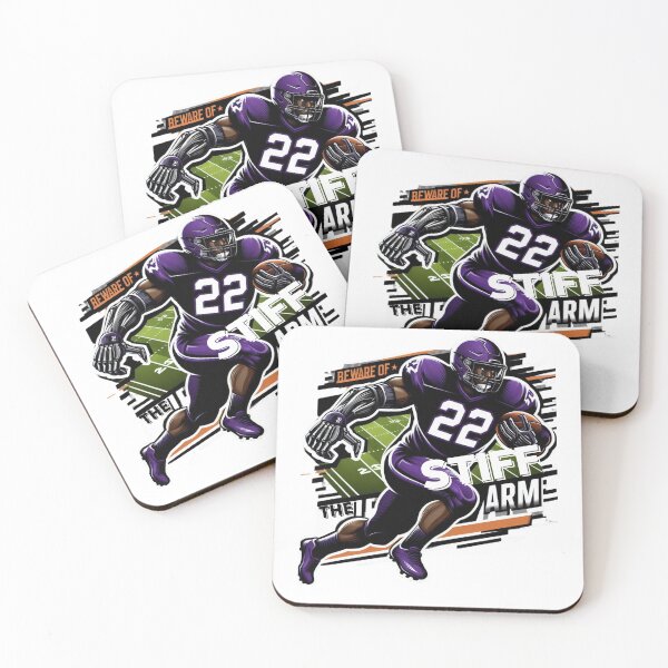 Item preview, "Beware of the Stiff Arm" Football designed and sold by GrownFolkMotto.