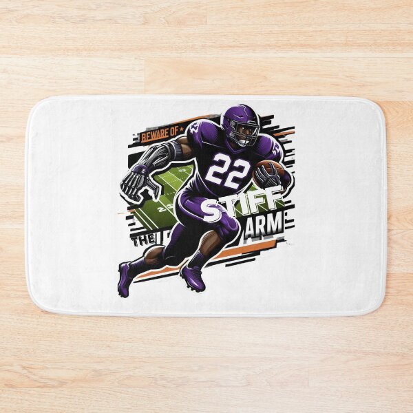 Item preview, "Beware of the Stiff Arm" Football designed and sold by GrownFolkMotto.
