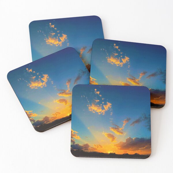 Item preview, Glaring Sunset Illuminates Vibrant Clouds in the Sky designed and sold by IFLYBaby.