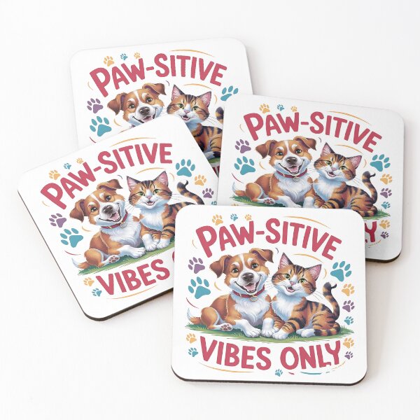 Item preview, Paw-Sitive Vibes Only designed and sold by TeesHearts100.