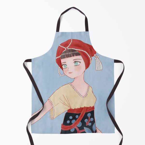Item preview, Cute 1910's fashion anime style illustration designed and sold by MariOyama.