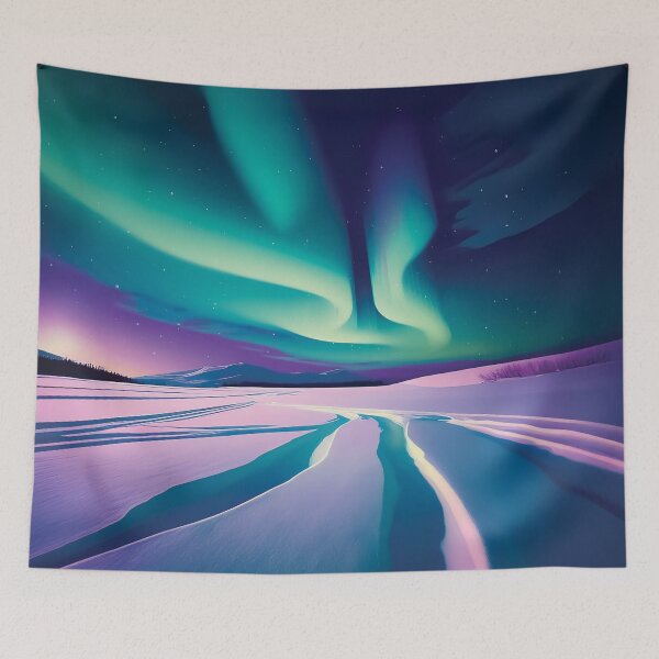 Item preview, A breathtaking design of the Northern Lights, illuminating the night sky.  designed and sold by HEMRO.