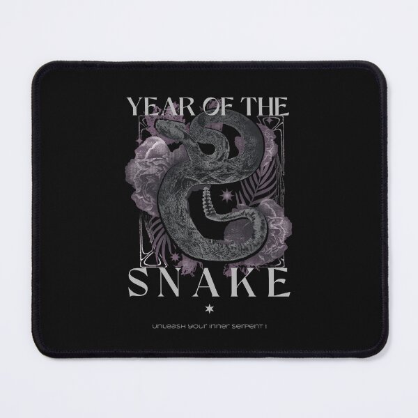 Item preview, Year Of The Snake And Roses Half Tone Collage designed and sold by GraTEEtude.
