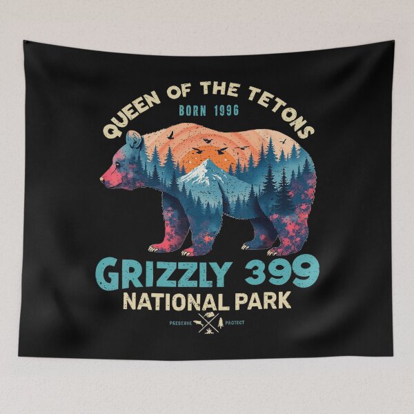 Item preview, Bear 1996 Queen National Park Preserve 2024 designed and sold by GiggleStudio.