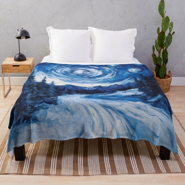 Item preview, A vibrant and expressive interpretation design of a winter landscape. designed and sold by HEMRO.