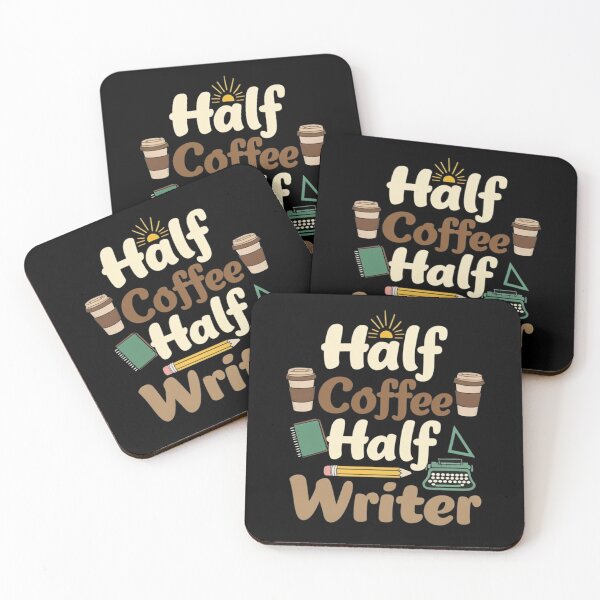 Item preview, Half Caffeine, Half Writer Essential Tshirts designed and sold by AlienTechs.