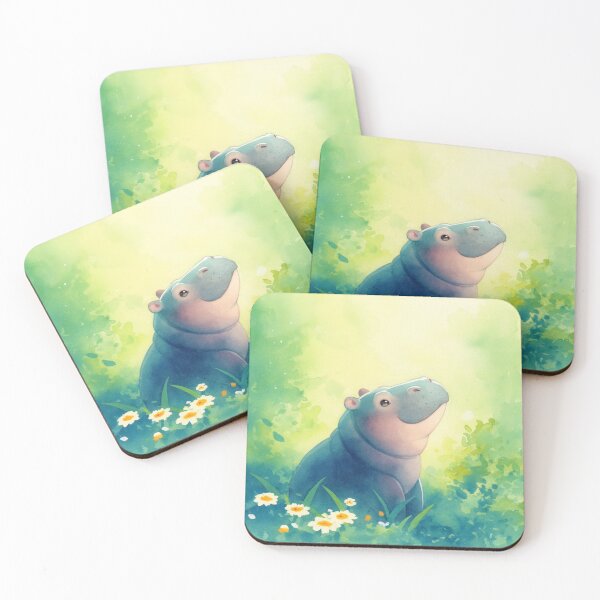 Item preview, A Hippo Quiet Moment designed and sold by AshiraCreations.