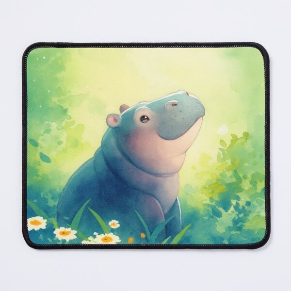 Item preview, A Hippo Quiet Moment designed and sold by AshiraCreations.
