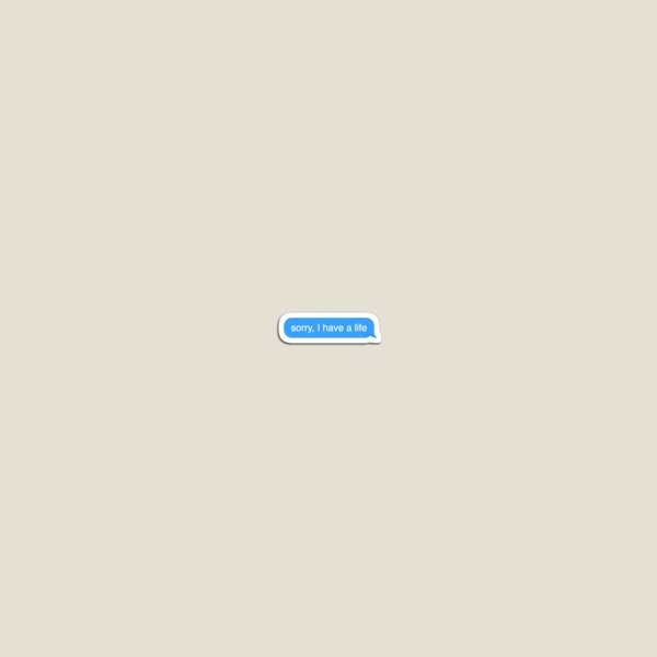 Item preview, Sorry I Have A Life Funny Text designed and sold by JashJhaveri.