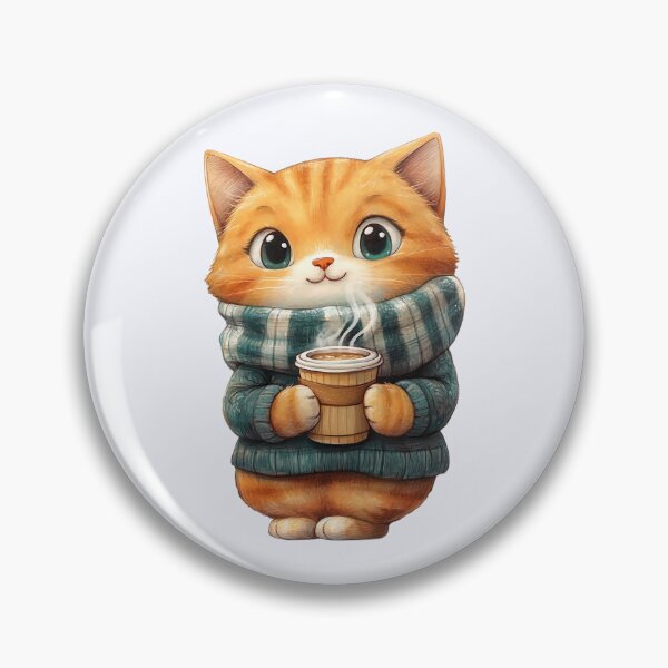 Item preview, Cozy Coffee Kitty - #RBCozyHolidays  designed and sold by Simply Figs.