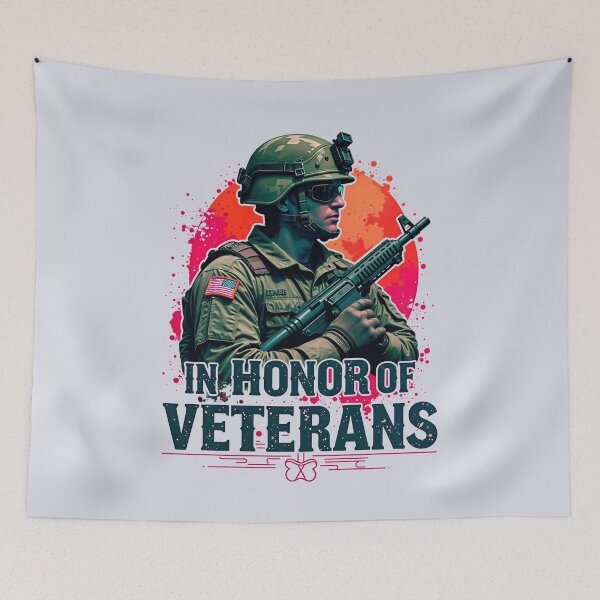 Item preview, In Honor Of Veterans Army Quote designed and sold by TheArtOfPat.