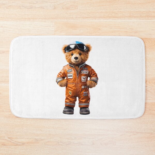 Item preview, Funny Racecar Teddy Bear - Cute Plush Driver Design designed and sold by Fredster1966.